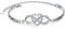 Tochtergeschenke 925 Sterling Silber Infinity Liebesherz Armband mit Inspirierender Botschaft für Tochter, Verstellbare Armbänder Tochterschmuck für Frauen Mädchen Geburtstagsgeschenke