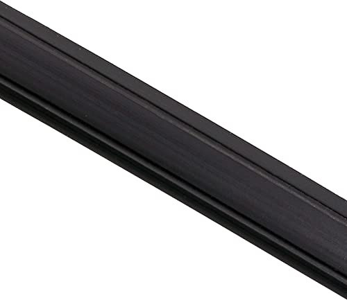 CR-MOESANCO® Kit Cinta Cubre Tornillos Caravana 12mm + Boquilla de Montaje para Perfil Autocaravana Protección Tornillos (Negro)