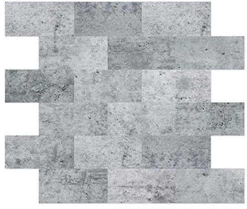 Froadp 10 adesivi a forma di piastrelle autoadesive, per cucina, bagno, camera da letto (tipo E)
