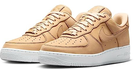 Scarpe da ginnastica Nike Air Force 1 Premium da donna, Tan White, 38 EU