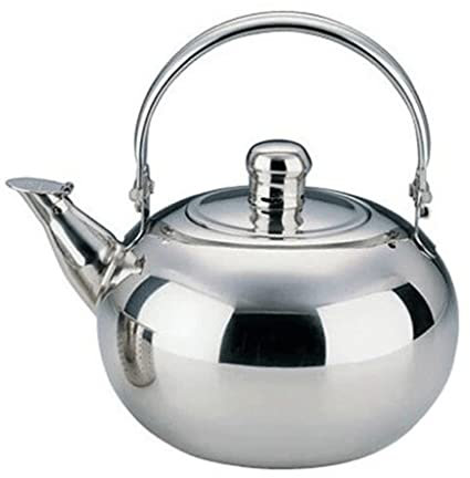 Stainless Steel Teapot, Coffee Teapot, Looseleaf Teapot with Brewer (Color : A, Size : OneSize) (A OneSize)