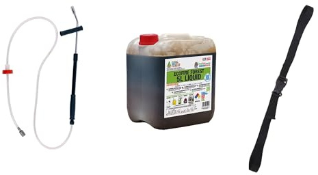 ECOFIRE Fighting Pack Equipo Extinción de Fuegos AB, Forest 5L | Ecológico, Biodegradable, Apaga Fuegos de Baterías Litio, Pulverizador Sistema Hidroneta, Cincha,