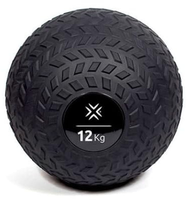 EVERGY Slamball élite 12 KG. Balón Medicinal Cross Training. Balón de Crossfit con Peso. Slamball, Balón Funcional para Entrenamiento Funcional de Crossfit o Gym en casa