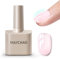 MAYCHAO 7-in-ONE Clear Pink Builder Nail Gel, 15ML Builder Base Strengthening Gel UV/LED Building Nail Gel in a Bottle for Nail Repair Nail Strengthen Hard Gel Builder Nail Extension Gel Builder