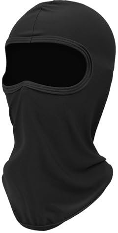 Sturmhaube,Sturmhaube Motorrad,Sturmmaske,Balaclava,Motorrad Sturmhaube,Motorrad Zubehör,Gesichtsschutz,Skimaske,Motorradhelm Überzug,Fahrradmütze,Skimaske Motorradmaske Für Outdoor,Schwarz (1 Stk)