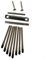 Juego de llaves Kalimba de repuesto con accesorios de afinación para instrumentos de 8 tonos