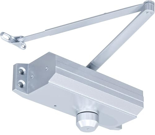 POWAWINI Ferme-porte automatique très résistant, fermeture automatique, ferme-porte hydraulique à ressort, vitesse réglable, rétrocontrôle, action retardée, UL 3 heures résistant au feu, utilisation