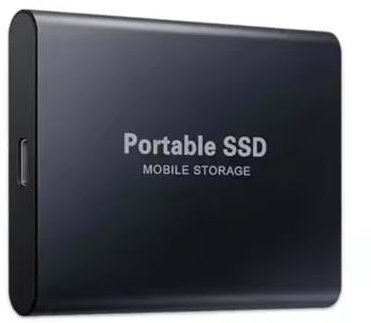 Inov Paris Disco duro SSD portátil para PC, smartphones y tablets (negro, 1 TB)