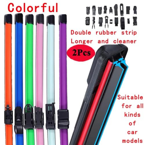 Limpiaparabrisas de coche/Apto for VW Volkswagen Golf Touran MK1 2003~2015 Escobillas de limpiaparabrisas de coche 24 18 LHD RHD Parabrisas delantero automático Lavaparabrisas Escobilla limpiaparabri