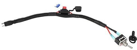 JHYOZMD Autostyling Kfz-Sicherungshalter mit Schalter, passend für Sicherungen mit Draht 10 A, 15 A, Plug & Play Teile