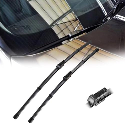 PAPEP 2 Stück Scheibenwischer für Audi A4 B8 B9 Allroad 2008-2023 24+20, Frontscheibe Windschutzscheibe Fensterbürsten Vorderseite Scheibenwischerblätter