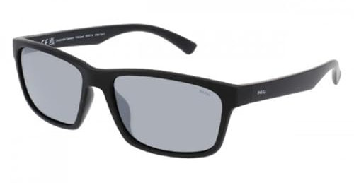 INVU Sonnenbrille Herren B2301 A Polarisierte Gläser 100% UV PROTECT Schwarz PET, Schwarz