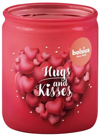 Bolsius Kerze im Glas mit Aufdruck - 82 x 68 mm - Mango - Ohne Palmöl