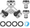 Zocipro 3/4 2 Voies Raccord en Y Répartiteur de Robinet, avec 2 Connexions de Robinet, Argenté Robinet Double Machine a Lave Raccord en Y pour pour tuyau de jardin Potager Extérieur