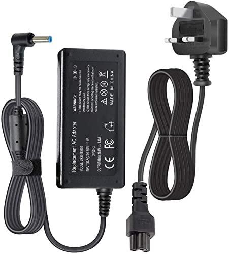 65W 19.5V 3.33A Laptop Charger for HP-Stream 11-y002na Pavilion 15-e072sa 15-P076SA 15-P077SA 15-P078SA 15-P083SA 15-P085SA Stream 11 13 14 Series Blue Tip Power AC-Adapter