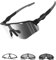 Winyoher Selbsttönend Fahrradbrille Herren, Photochrom Transparente Gläser, UV400, Fahrrad Sonnenbrille, Schnelle Brille Herren Damen, Sportbrille Für Laufen, MTB, Nacht