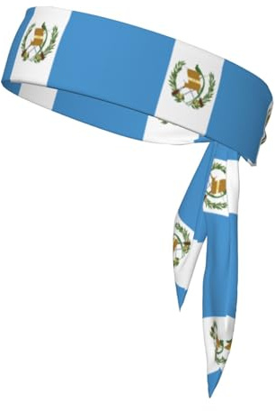 Performance-Sportstirnband mit Flagge von Guatemala – Doppelseitiges, feuchtigkeitsableitendes Stirnband für Laufen, Yoga und Fitnessstudio