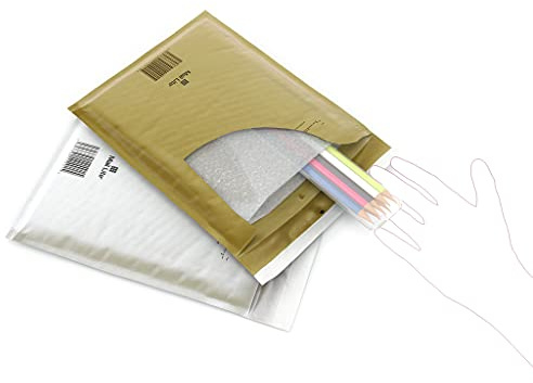 Mail Lite Bubble Envelopes / Bags. White. 220 x 260mm 100/Box