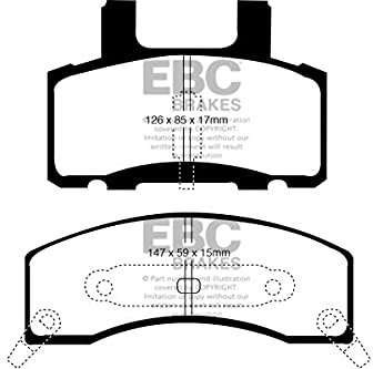 EBC Brakes DP61274 Greenstuff Bremsbeläge