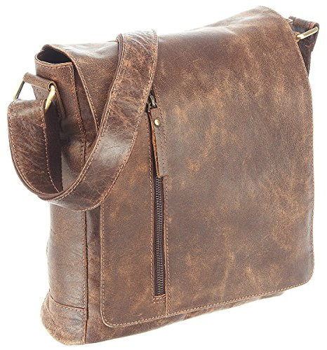 HAROLD'S Crunchy Umhängetasche Leder 27 cm
