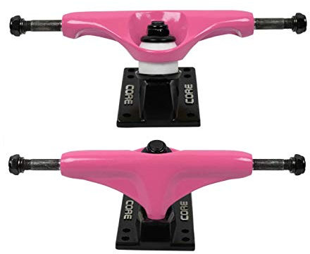 Core Skateboard Achsen Set 5.0 neon pink/schwarz (2 Achsen)