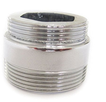 PEPTE Massiver Metall-Adapter für wassersparende Küchenarmaturen, Strahlregler, 22 mm bis 24 mm