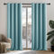 Deconovo Tende Oscuranti per Interni 2 Pezzi 138 CM Altezza, Termiche Isolanti, Anti-Rumore, con Anelli, Ideali per Camera da Letto e Soggiorno, 117x138 CM, Azzurro