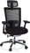 hjh OFFICE 657650 Profi Bürostuhl NOVA PRO I Netzstoff Schwarz Schreibtischstuhl ergonomisch mit Kopfstütze