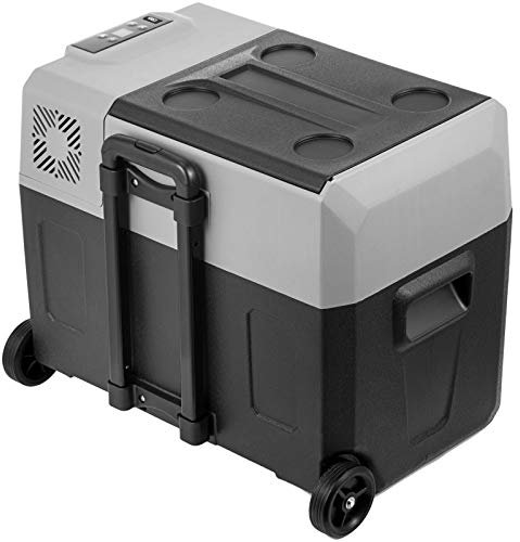 GIOEVO Frigorifero portatile 40L Frigorifero per Auto 220V/12V Congelatore Portatile per Auto -20℃-20 ℃ Mini Frigorifero da Campeggio con Schermo LCD Controllo APP Frigo per Auto Camion Barca Camper