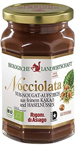 Rigoni di Asiago - Nocciolata - 6x 270g | Nuss Nougat Creme | Haselnusscreme ohne Palmöl | Nuss Nougat Creme ohne Palmöl | Brotaufstrich