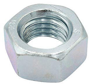 D2D | VPE: 10 Stück - Sechskantmuttern - Größe: M10 - DIN 934 / ISO 4032 - galvanisch verzinkt Güteklasse 8 | Sechskant-Mutter