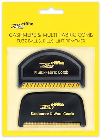 ZEFFFKA mere Fine Wool Clothes Sweater Multi-Fabric Garments De-Pilling De-Fuzzing Comb Lint Fuzz Balls Remover Pills Cleaner and Shaver
