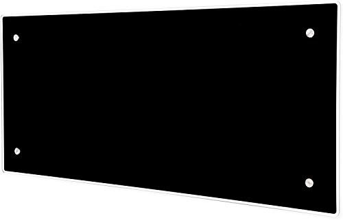 Adax CLea H - Intelligente Wifi Wandkonvektor - 800W, Schwarz | Elektroheizung Wandmontage | Elektroheizkörper - 340mm | Smartphone-Steuerung | LCD-Anzeige | Heizung Elektrisch | KWT | IP24C