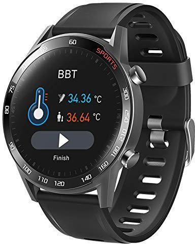 GAMERKING Fitness Tracker Smartwatch Support Measure Body Temperature Blood Pressure Monitor, Sleep Monitor Message Reminder Heart rate Monitors Spedometer Watch Fitness Watch for Women Men (T23)