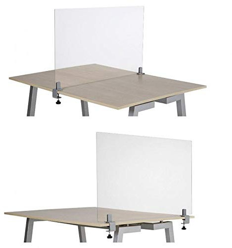 DISPLAY SALES Tischklemme Multi (2 St.) | Armklemme für Scheiben und Platten bis 8 mm Stärke Klemme für Tischkante und Tischmitte