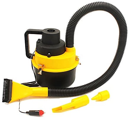 1 Stück Staubsauger 12V Tragbarer Autostaubsauger mit 3 Düsen und 1 Schlauch, Nass und Trocken Dual-Use-Super-Sauger Kann im Rückwärtsgang Saugen, Auto-Staubsauger-Reinigungsset für Auto