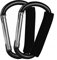 Stroller Hooks by Baby,2 pcs Carabiner Stroller Hook Organizer for Hanging Purses, Diaper Bag, Shopping Bags. Clip Fits Single/Twin Travel Systems, Car Seats and Joggers (Black)