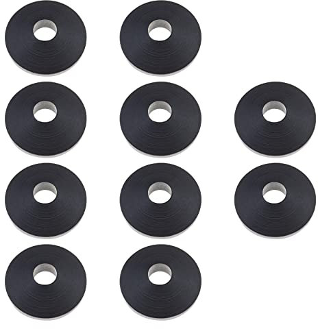 The Lord of the Tools 10Pcs Toilet Seat Washer Replacement Toilet Seat Hinge Fitting Replacement Rubber Accessories for Loose Toilet Seats 27mm/1.1inch