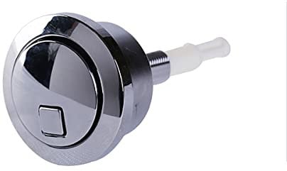 MULY WC-Spülknopf, Gewinde-Chrom-Dual-Flush-WC-Druckknopf-Spülkasten-Ersatz-Reparaturteil