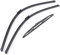 Escobillas de limpiaparabrisas Delanteras y traseras, para Opel Astra J 2009-2015 / Astra GTC 2011-2016, Escobillas de limpiaparabrisas de Coche Limpiaparabrisas Ventana de Coche