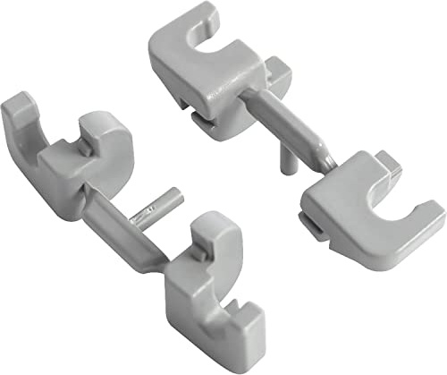 VS TAL Side Korb-Befestigungsclips für KB 300 mm Kunststoff verkehrsgrau 4 Stück