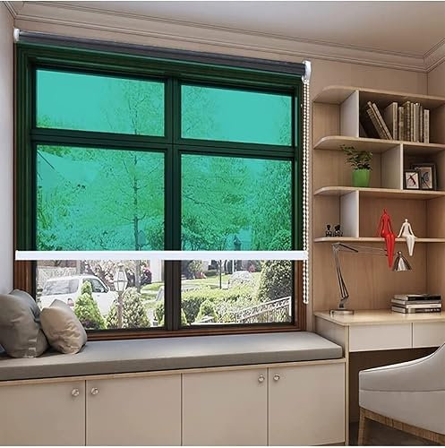 OKUOKA Store enrouleur occultant Store enrouleur occultant Le Salon Volet roulant vert Un volet roulant de rétroviseur unidirectionnel, Volets roulants de fenêtre de voiture, Cuisine Bureau salle de b