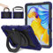 ROISKIN Custodia per Honor Pad 8 12 pollici 2022 per bambini, robusta custodia antiurto con protezione dello schermo e supporto girevole e tracolla e portapenne, blu