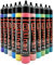 Acryl 3D Liner Metallic 11erSet je 40ml Dot Painting Malfarben hochdeckend