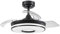 FABRILAMP AKUNADECOR Ventilador Negro Modelo Dani S Led 48w Motor Dc