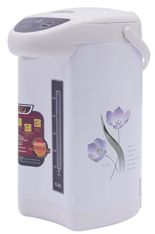 panfudongk Hervidor de agua de acero inoxidable 4 L Thermopot dispensador de agua caliente hervidor de agua eléctrico 750 W termo tanque de agua oficina 220 V