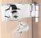 ZiYuya Vorhängeschloss Hasp Rechter Winkel 90 Grad, Überfalle abschließbar, Sicherheits, Sicherheitsüberfalle Schublade Schrank Locks Vorhängeschloss Cam Lock Tor Riegel Schloss, 4 Inch