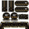 40th Birthday Party Supplies Serves 24 Black and Gold 40 Years Old Birthday Party Decorations Paper Plates Napkins Cheers to 40 Years Tablecloth Set Vintage 1984 Tableware Kit Favors for Men or Women