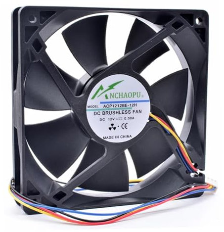 ACP1212BE-12H 12 cm 12025 120x120x25mm 120mm ventilateur 12 V 0.30A 4 lignes châssis CPU ventilateur de refroidissement