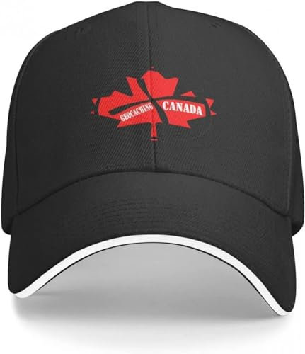 Baseballkappe Hiphop Sonnenhut Geocaching Kanada Baseball Cap Bommelmütze Hip Hop Designer Hut Mütze Herren Damen